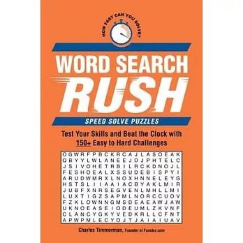 Word Search Rush: Test Your Skills and Beat the Clock with 150+ Easy to Hard Challenges