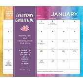 Everyday Gratitude: Inspiration and Organization for 2025: A Magnetic Monthly Calendar for a Fridge, Wall, or Desk