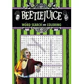 Beetlejuice Word Search and Coloring Book
