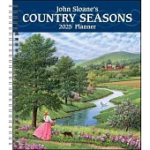 John Sloane’s Country Seasons 12-Month 2025 Monthly/Weekly Planner Calendar