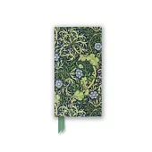 William Morris: Seaweed (Foiled Slimline Journal)