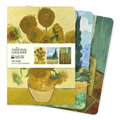 National Gallery: Van Gogh Set of 3 MIDI Notebooks