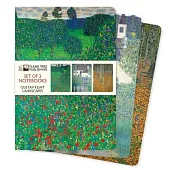 Gustav Klimt: Landscapes Set of 3 Standard Notebooks