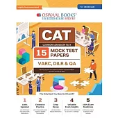 Oswaal CAT 15 Mock Test Papers for 2024 Exam