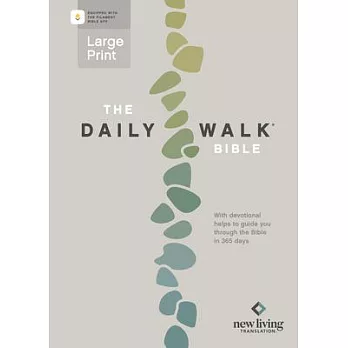 The Daily Walk Bible Large Print NLT (Softcover, Filament Enabled)
