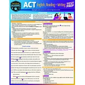 ACT English, Reading & Writing Test Prep: A Quickstudy Laminated Reference Guide