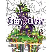 Creepy & Crafty Coloring Book: Haunting Scenes for Creative Coloring