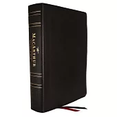 MacArthur Study Bible 2nd Edition: Unleashing God’s Truth One Verse at a Time (Lsb, Black Genuine Leather, Comfort Print, Thumb Indexed)