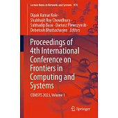 Proceedings of 4th International Conference on Frontiers in Computing and Systems: Comsys 2023, Volume 1