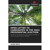 Open Letter to Candidates in the 2024 Presidential Election