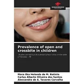 Prevalence of open and crossbite in children