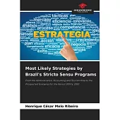 Most Likely Strategies by Brazil’s Stricto Sensu Programs