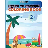 From Beach to Camping: 50 summer holiday colouring pages