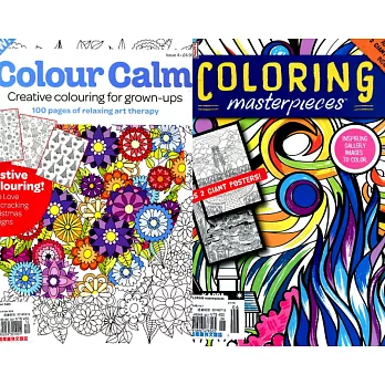 Colour Calm + COLORING masterpieces (二本裝)