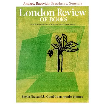 London Review OF BOOKS Vol.39 No.15 7月27日/2017