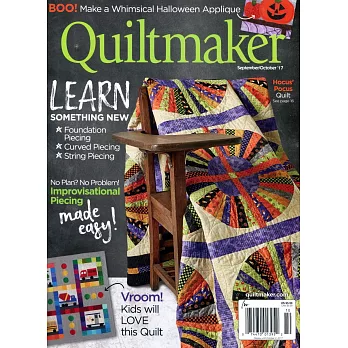 Quiltmaker 第177期 9-10月號/2017