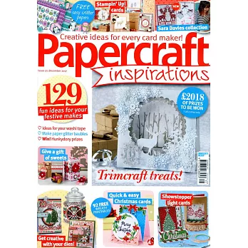 Papercraft inspirations 第171期 12月號/2017