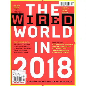 WIRED spcl THE WORLD IN 2018