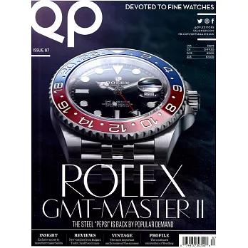 QP- DEVOTED TO FINE WATCHES 第87期 秋季號/2018