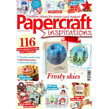 Papercraft inspirations 第185期 Christmas 2018