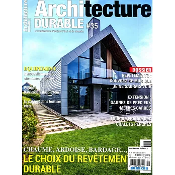 Architecture DURABLE 第35期 11-1月號/2018-19