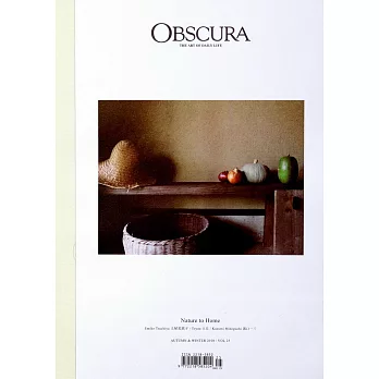 OBSCURA Vol.25 秋冬號/2018