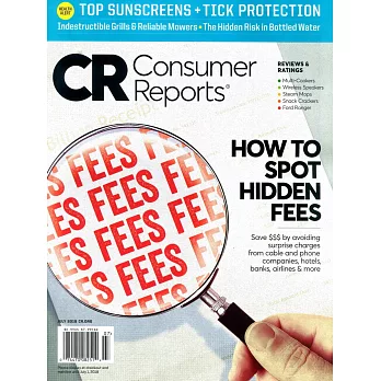 Consumer Reports 7月號/2019