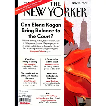 THE NEW YORKER 11月18日/2019