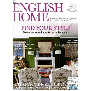 The ENGLISH HOME 第180期 2月號/2020