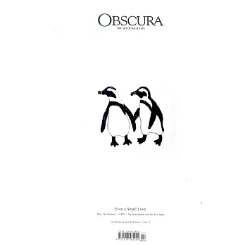 OBSCURA Vol.27 秋冬號/2019