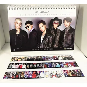 韓國KPOP週邊 BIGBANG  2019/2020桌曆  - BIGBANG