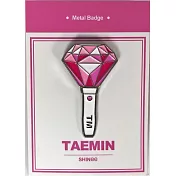 韓國KPOP週邊 SHINEE 金屬徽章 - 泰民Taemin 手燈造型