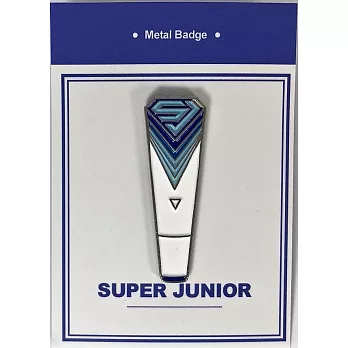 韓國KPOP週邊 SUPER JUNIOR 金屬徽章 - SUPER JUNIOR 手燈造型