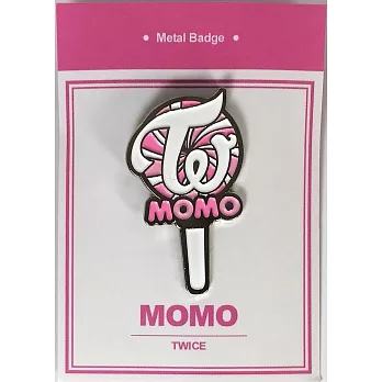 韓國KPOP週邊 TWICE 金屬徽章 - MOMO 手燈造型