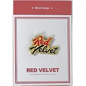 韓國KPOP週邊 RED VELVET 金屬徽章 - RED VELVET LOGO造型