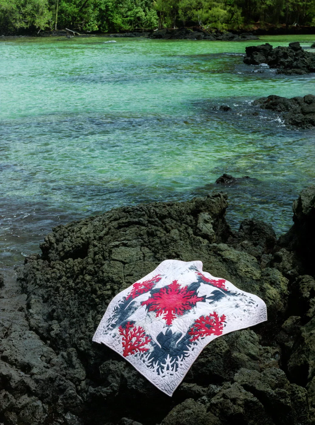 紅珊瑚與TSUNODAKSI的模樣拼布作品