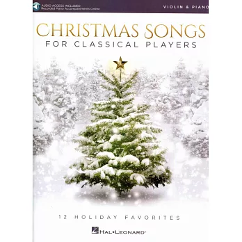 聖誕經典曲選小提琴附鋼琴伴奏譜附伴奏音頻網址