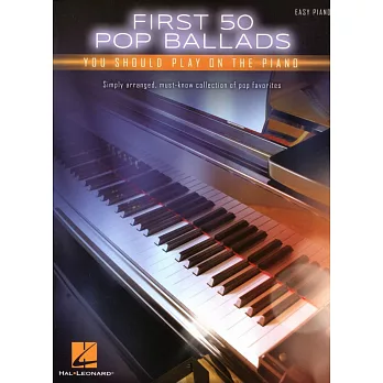 第一本流行抒情曲50選鋼琴譜(初級)