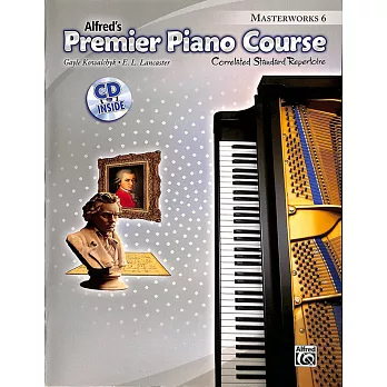 Premier 鋼琴課程  大師作品級 教本第6冊