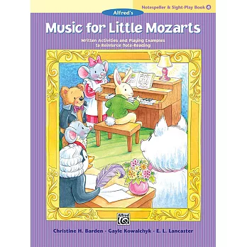 小小莫札特鋼琴教程 音符與視譜教材 第4冊
