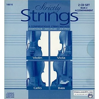 Strictly Strings 第2冊 伴奏CD (2片組)