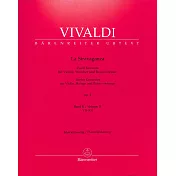 韋瓦第：《奇異》12首協奏曲 Op.4 小提琴與鋼琴伴奏樂譜第2冊 第7-12章