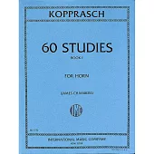 科普拉什：60首練習曲第1冊 法國號樂譜