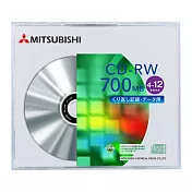 三菱 4X~12X CD-RW 單片盒裝*5