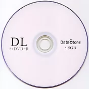 DataStone 中環 超A級 8X DVD+R D.L 8.5GB 單層雙面 25P布丁桶