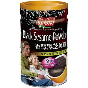 《紅布朗》香醇黑芝麻粉(500g/罐)