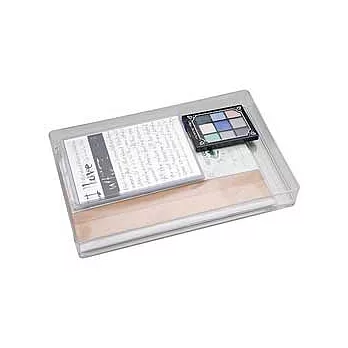 【喬伊絲】3號透明飾品小物收納盒(0.9L)                              透明色