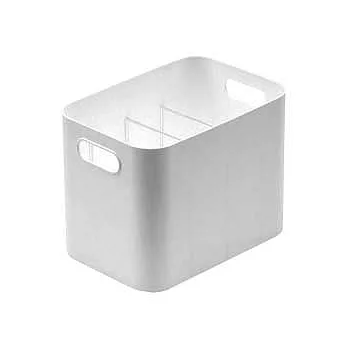 【白事達】4號方形收納盒(附隔板)1入 白包-4號