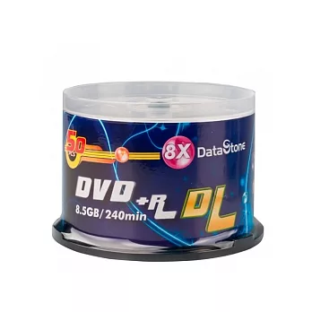精選日本版 DataStone 正A級 DVD+R 8X DL 8.5GB 燒錄片50片