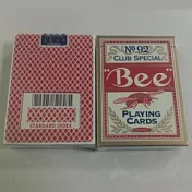 撲克牌 Bee 美國正92橋牌 金邊紅色 撲克牌